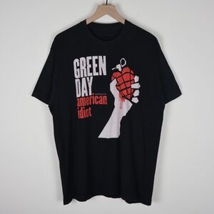 Green Day American Idiot Album Cover Shirt Black XL 23.5x30